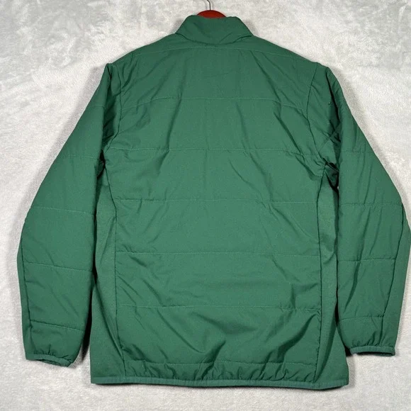 Miami Hurricanes Jacket Mens L Green NCAA Adidas Insulated Team Issued